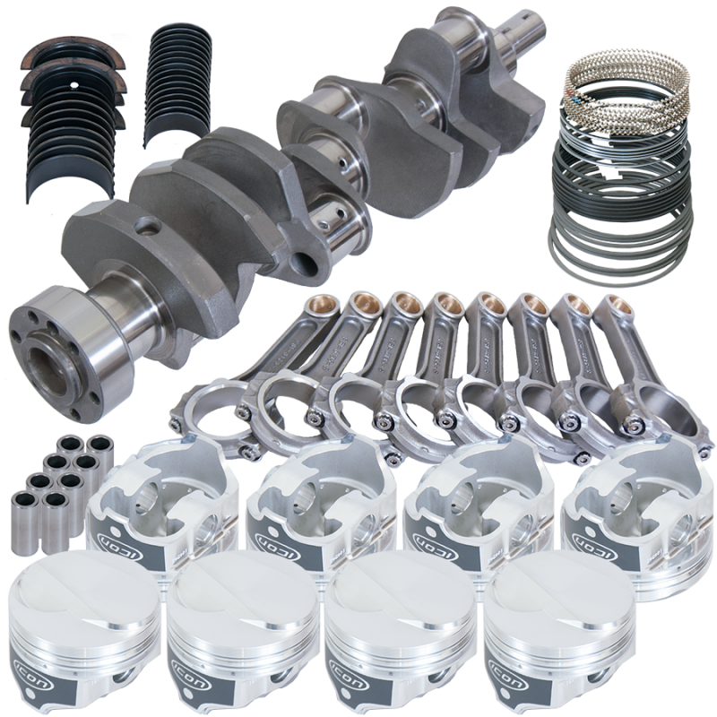 Eagle Chevy 454 1Pc 4.000in Crank 6.135in I-Beam Rods 18cc Dome 4.310in Pistons Rotating Assembly - 61322L060 Photo - Primary