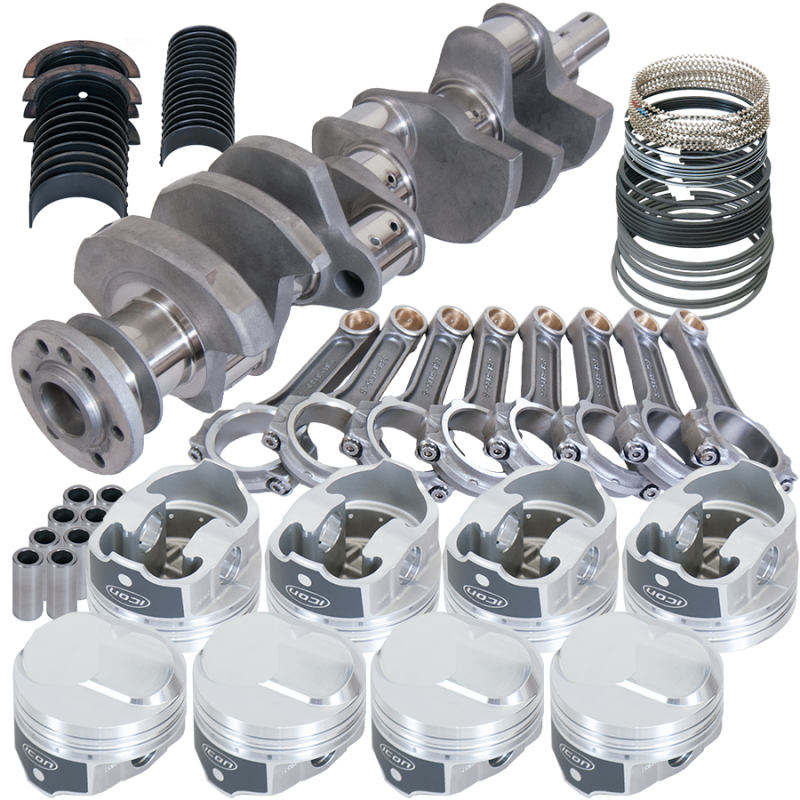 Eagle Chevy 454 4.000in Crank 6.135in I-Beam Rods 43cc Dome 4.250in Pistons Rotating Assembly - 61326000 Photo - Primary