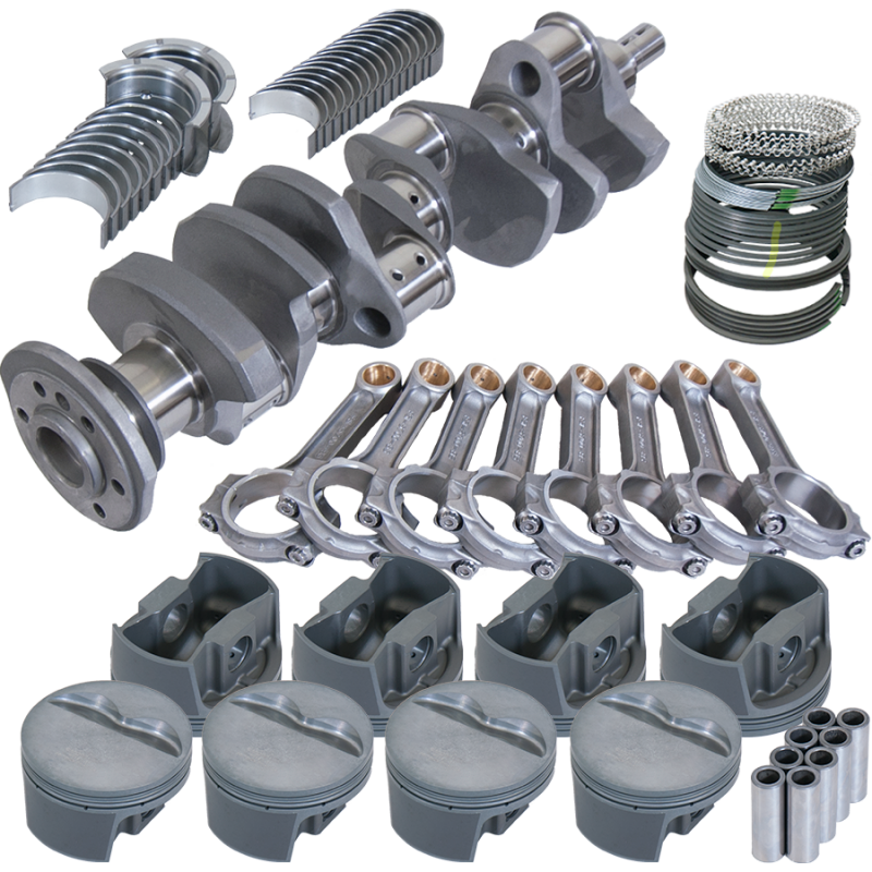 Eagle Chevy 350 3.750in Crank 5.700in I-Beam Rods -5cc Flat Top 4.040in Pistons Rotating Assembly - 62008040 Photo - Primary