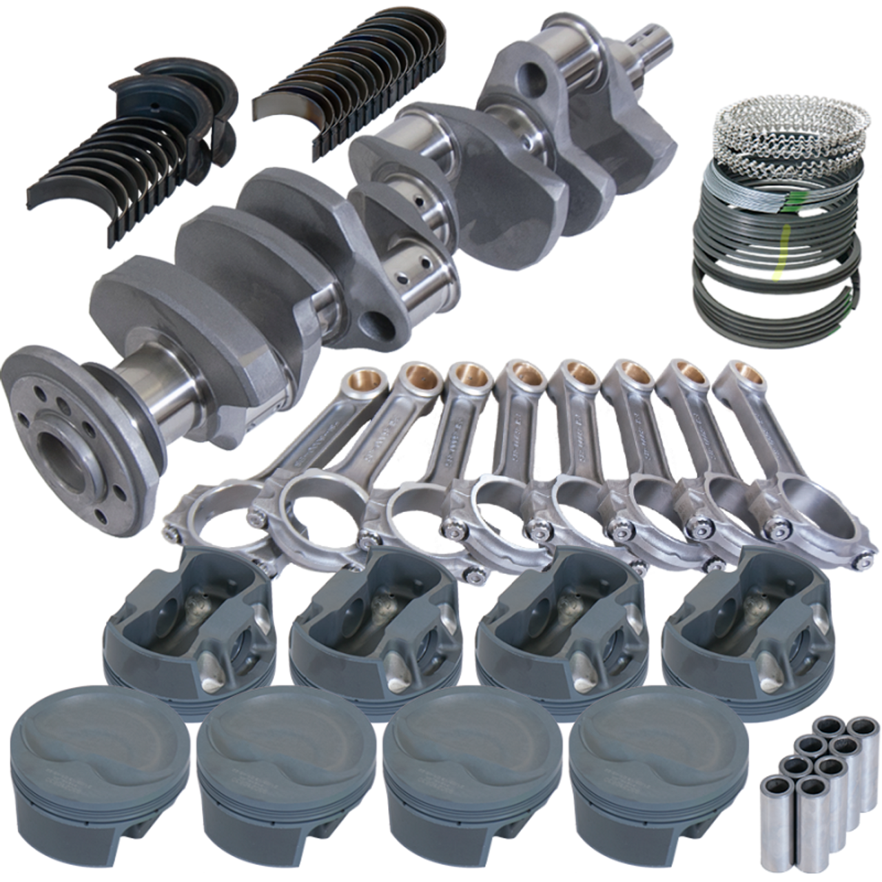 Eagle Chevy 350 3.750in Crank 6.000in I-Beam Rods -16cc 4.040in Pistons Rotating Assembly - 62010040 Photo - Primary