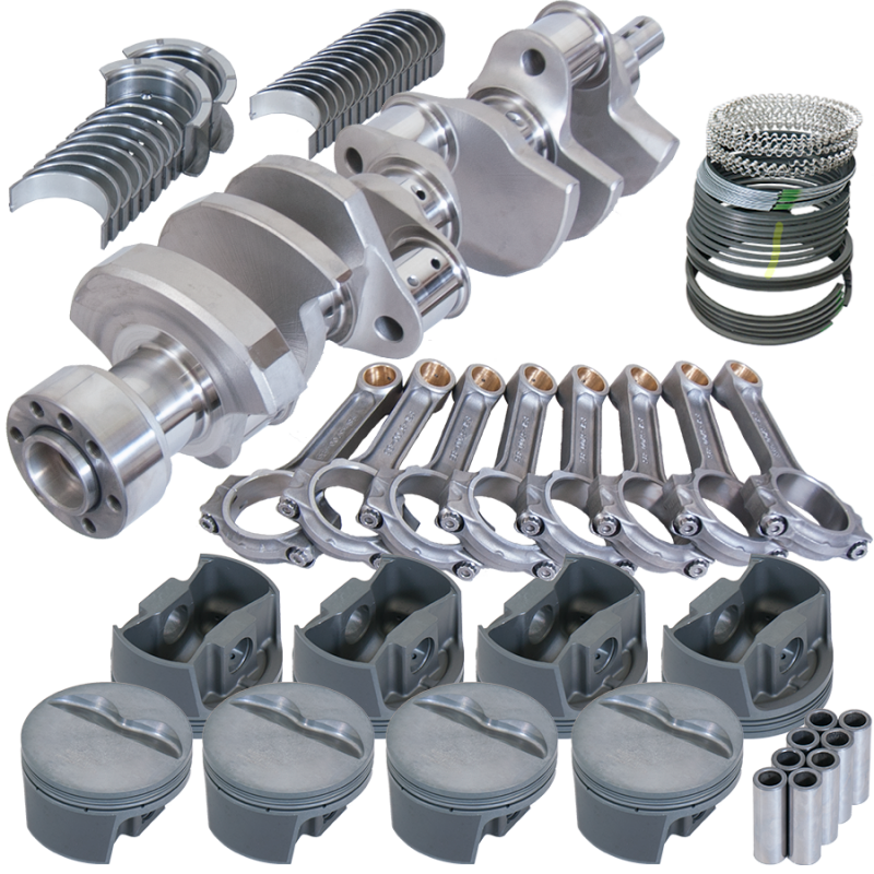 Eagle Chevy LT1 350 1Pc 3.750in Crank 5.700in I-Beam Rods -5cc 4.030in Pistons Rotating Assembly - 62108030 Photo - Primary