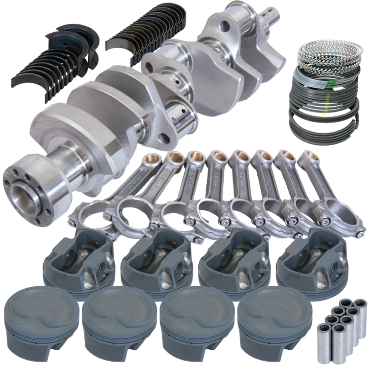 Eagle Chevy LT1 350 1Pc 3.750in Crank 6.000in I-Beam Rods -16cc 4.040in Pistons Rotating Assembly - 62110040 Photo - Primary