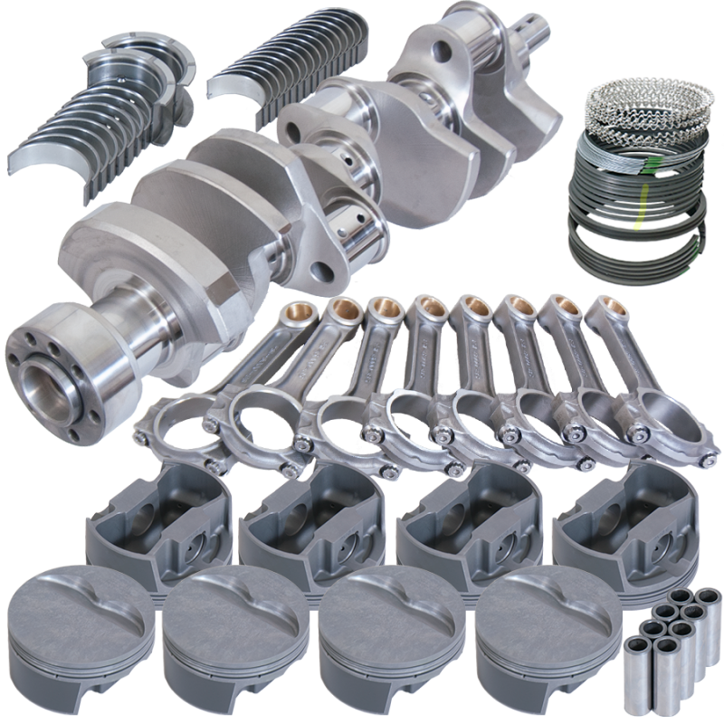 Eagle Chevy LT1 350 1Pc 3.750in Crank 6.000in I-Beam Rods -5cc 4.040in Pistons Rotating Assembly - 62111040 Photo - Primary