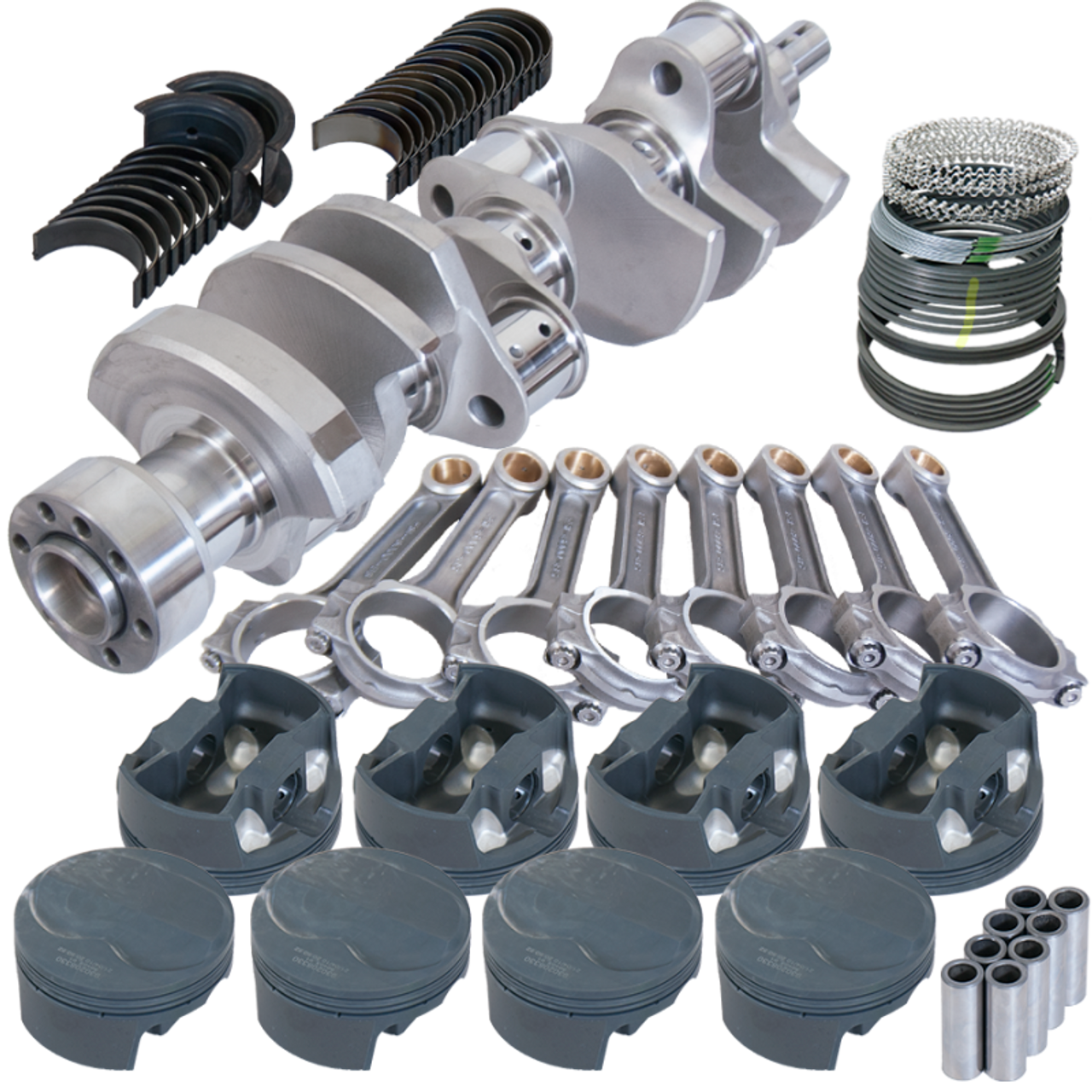 Eagle Chevy LT1 350 1Pc 3.750in Crank 6.000in I-Beam Rods 6cc Dome 4.060in Pistons Rotating Assembly - 62112060 Photo - Primary