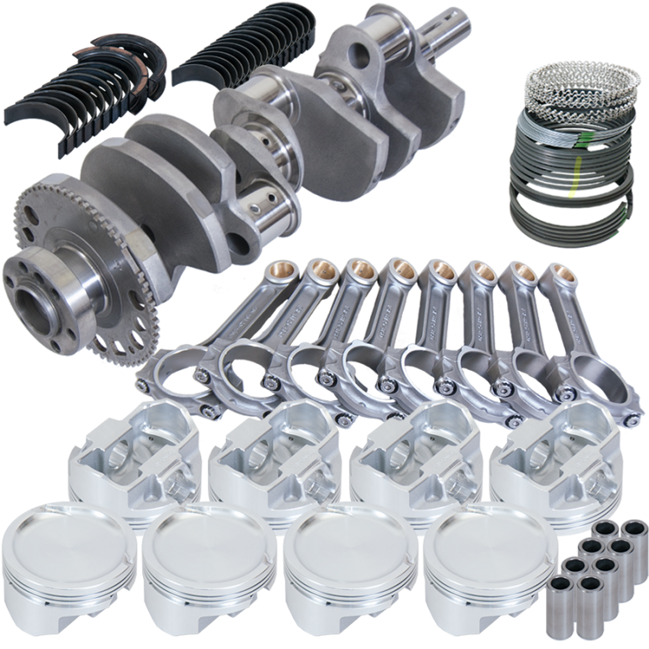 Eagle Chevy 4.8/5.3 LS 4.000in Crank 58 Tth Rlctor 6.125in I-Beam 3.810in Pistons Rotating Assembly - 627623810 Photo - Primary