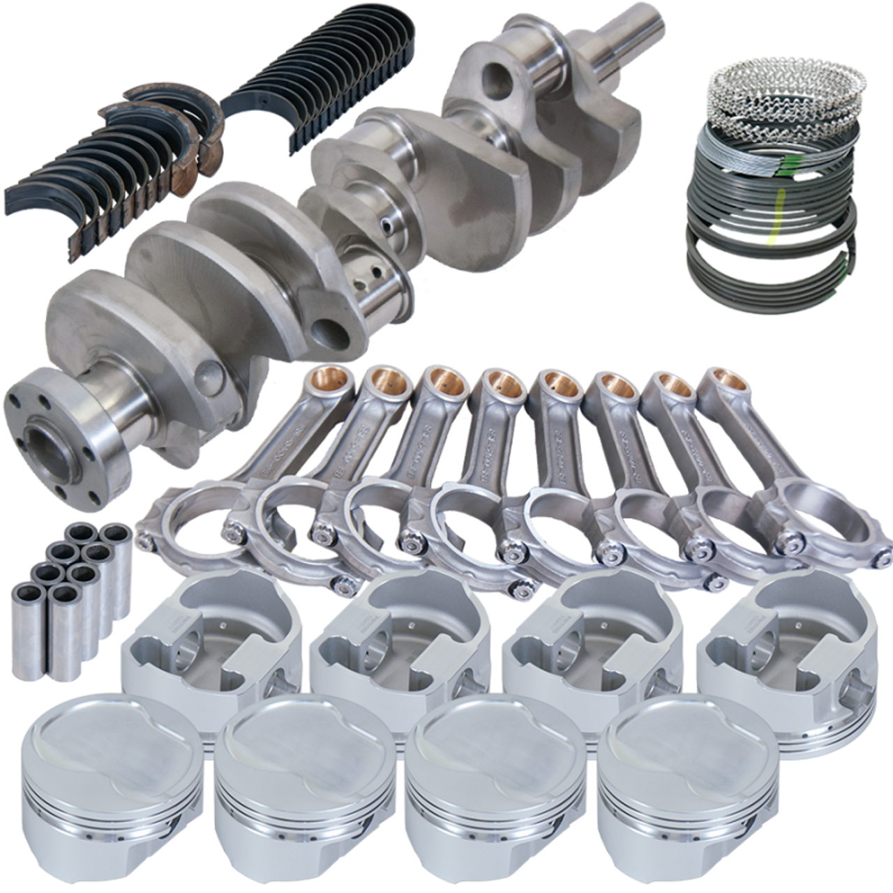 Eagle Ford 289/302 3.400in Crank 5.400in I-Beam Rods -12.5cc 4.030in Pistons Rotating Assembly - 64004030 Photo - Primary