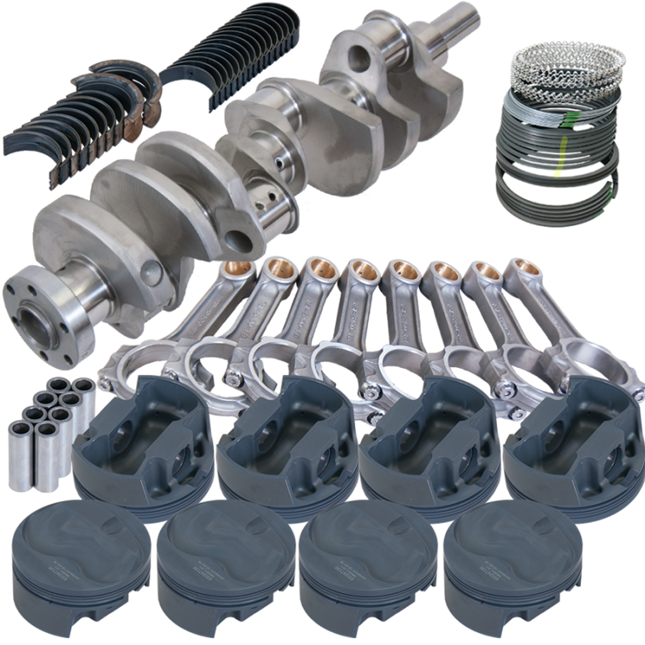 Eagle Ford 289/302 3.400in Crank 5.400in I-Beam Rods 7cc Dome 4.030in Pistons Rotating Assembly - 64013030 Photo - Primary