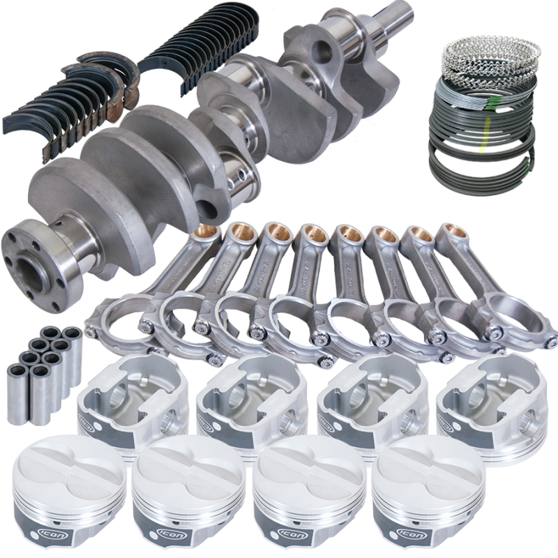 Eagle Ford 289/302 3.250in Crank 5.400in I-Beam Rod -11cc Flat Top 4.030in Pistons Rotating Assembly - 64251030 Photo - Primary