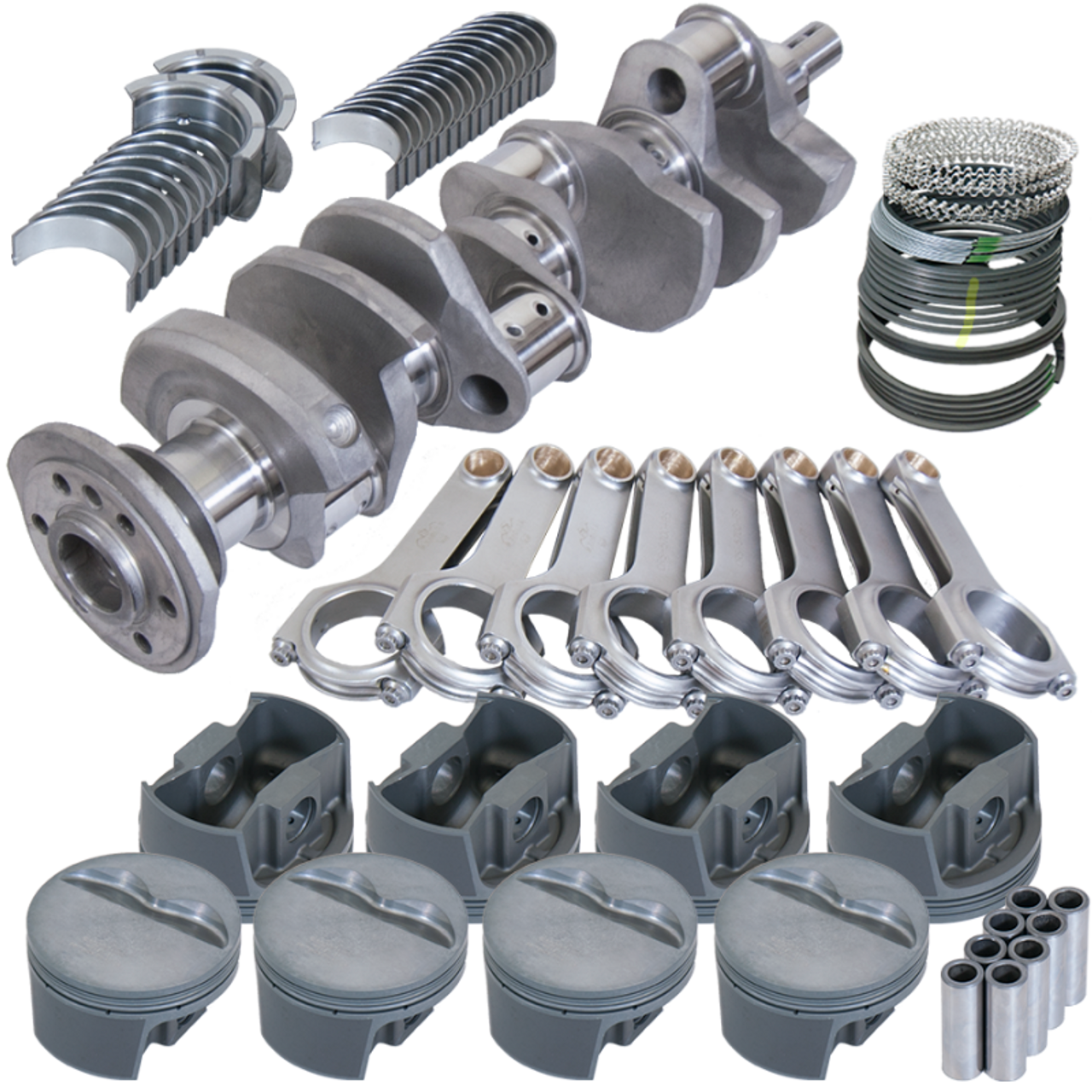 Eagle Chevy 350 3.750in Crank 5.700in H-Beam -5cc Flat Top 4.030in Pistons Balanced Assembly - B12008030 Photo - Primary