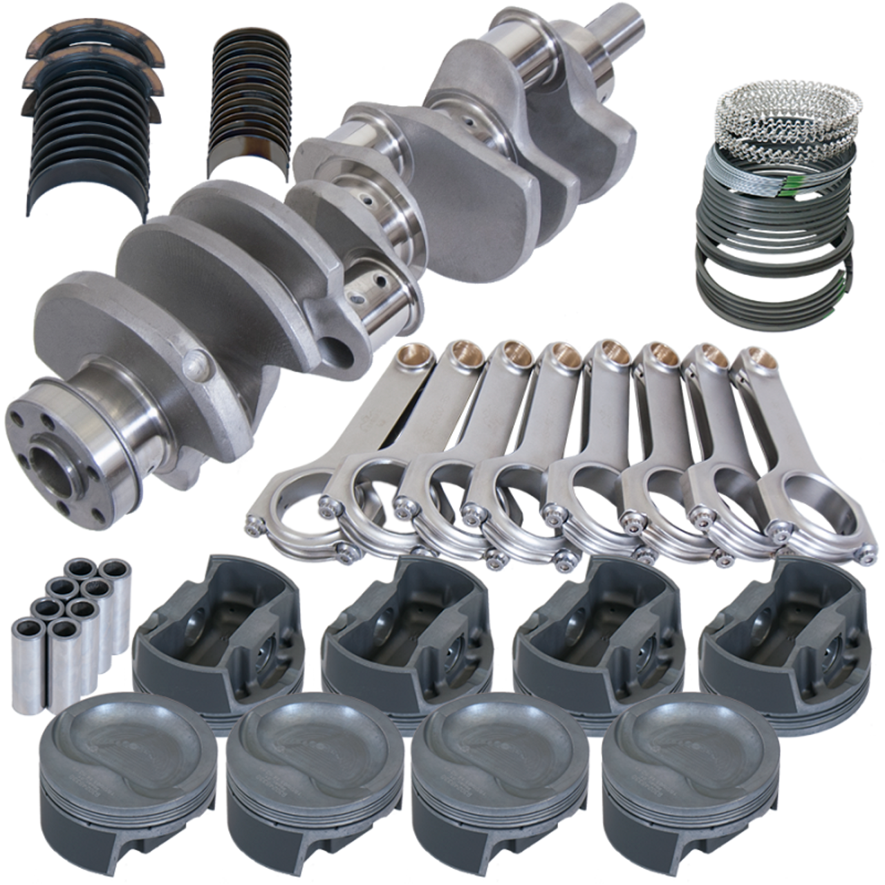 Eagle Ford 351W 4.000in Crank 6.200in H-Beam -28cc Inv Dome 4.030in Pistons Balanced Assembly - B14124030 Photo - Primary