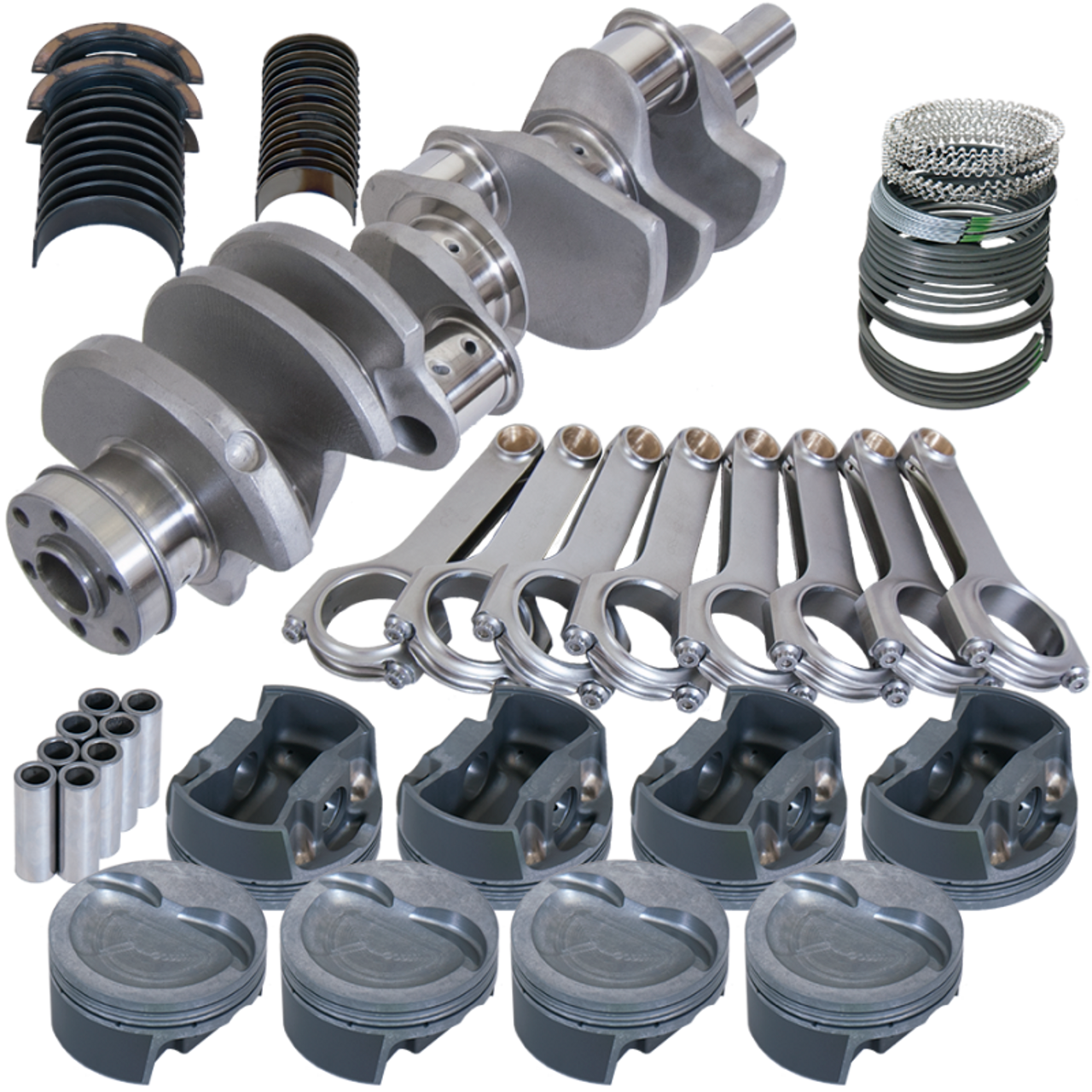 Eagle Ford 351W 4.000in Crank 6.200in H-Beam -28cc Inv Dome 4.030in Pistons Balanced Assembly - B14124030 Photo - Primary