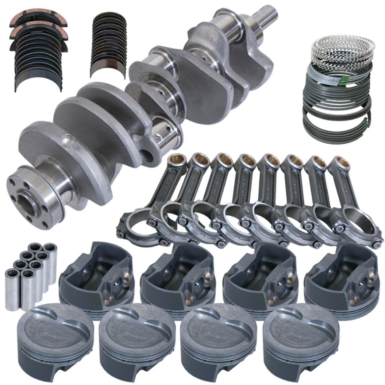 Eagle Ford 351W 4.170in Crank 2.750in Mains 6.250in I-Beam Rods 4.030in Pistons Balanced Assembly - B14848030 Photo - Primary