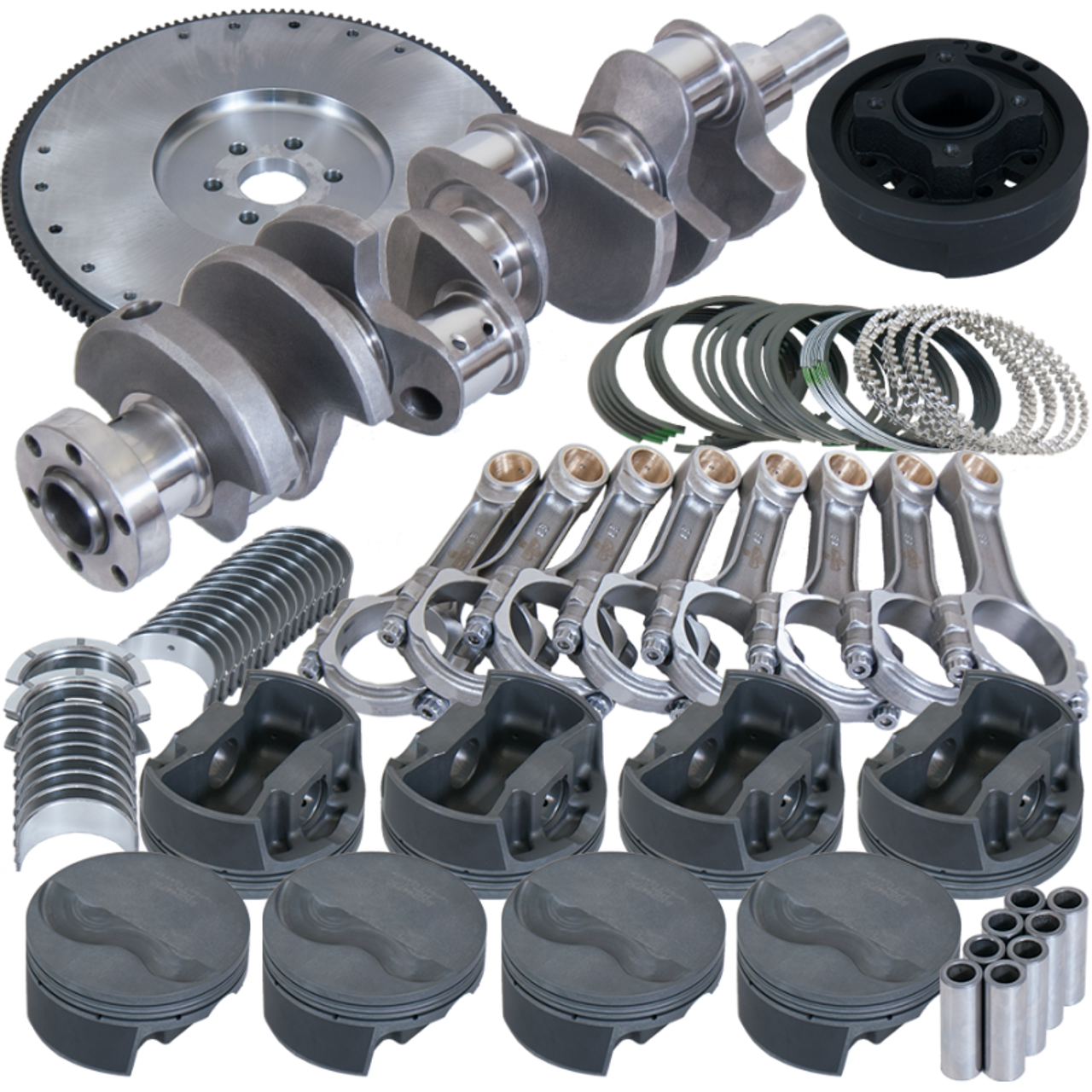 Eagle Ford 302 3.400in Crank 5.400in I-Beam Rods 4.000in Pistons 157 Tooth FW Balanced Assembly - B16003LS000 Photo - Primary