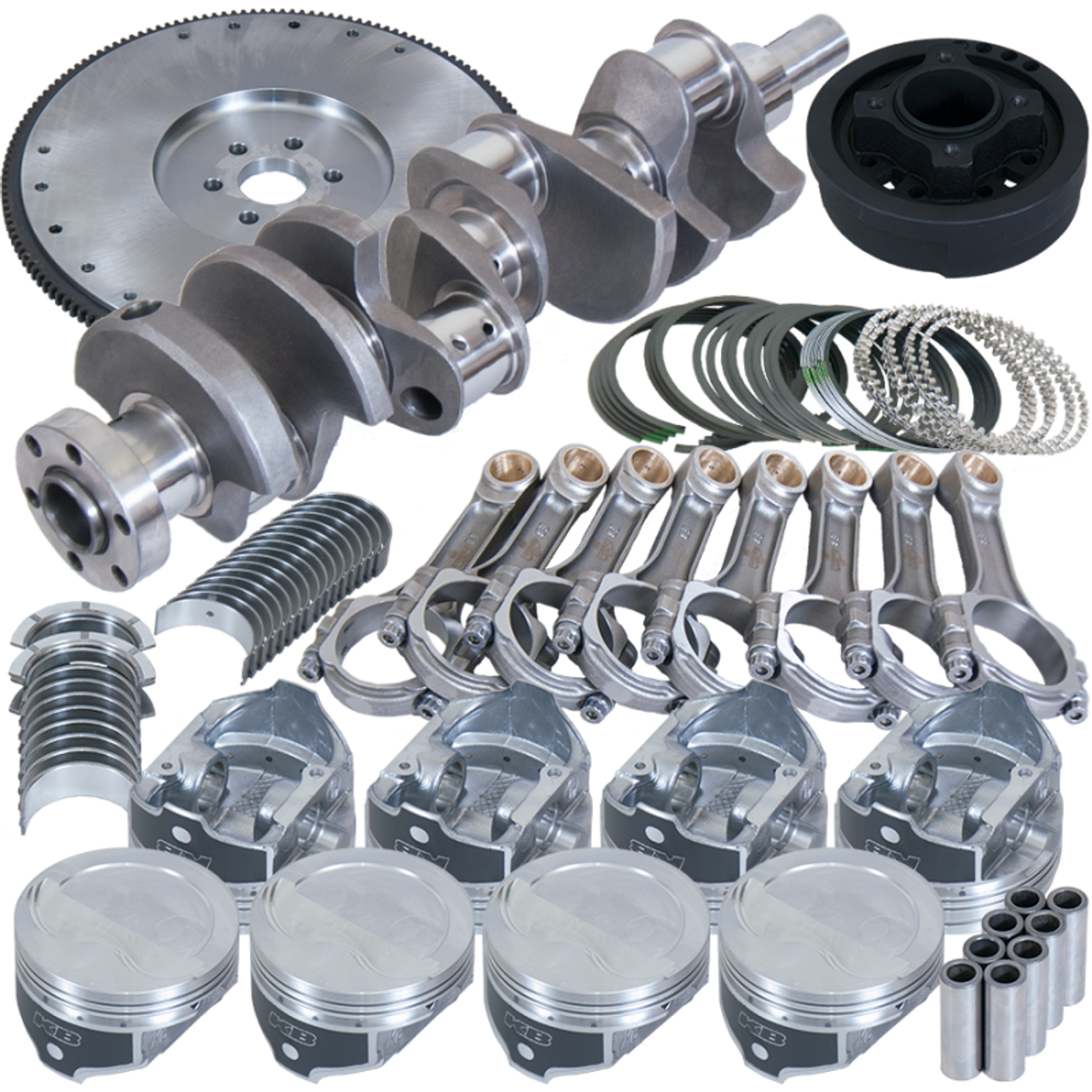 Eagle Ford 302 3.400in Crank 5.400in I-Beam Rod -16cc 4.060in Pistons 157 Tooth FW Balanced Assembly - B16023LS060 Photo - Primary