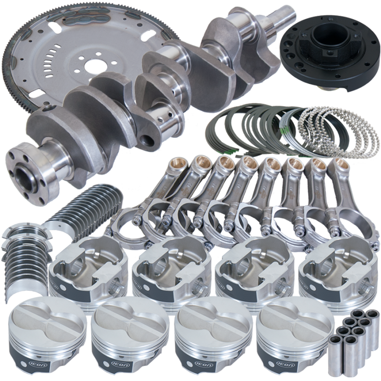 Eagle Ford 302 3.400in Crank 5.400in I-Beam Rods 4.030in Pistons 164 Tooth FP Balanced Assembly - B16323MA030 Photo - Primary