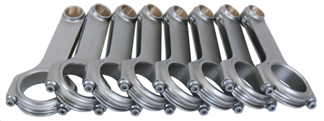 Eagle Chevrolet Big Block 6.535in Length ARP 2000 Bolts Forged 4340 Steel H-Beam Rods - Set of 8 - CRS65353D2000 Photo - Primary