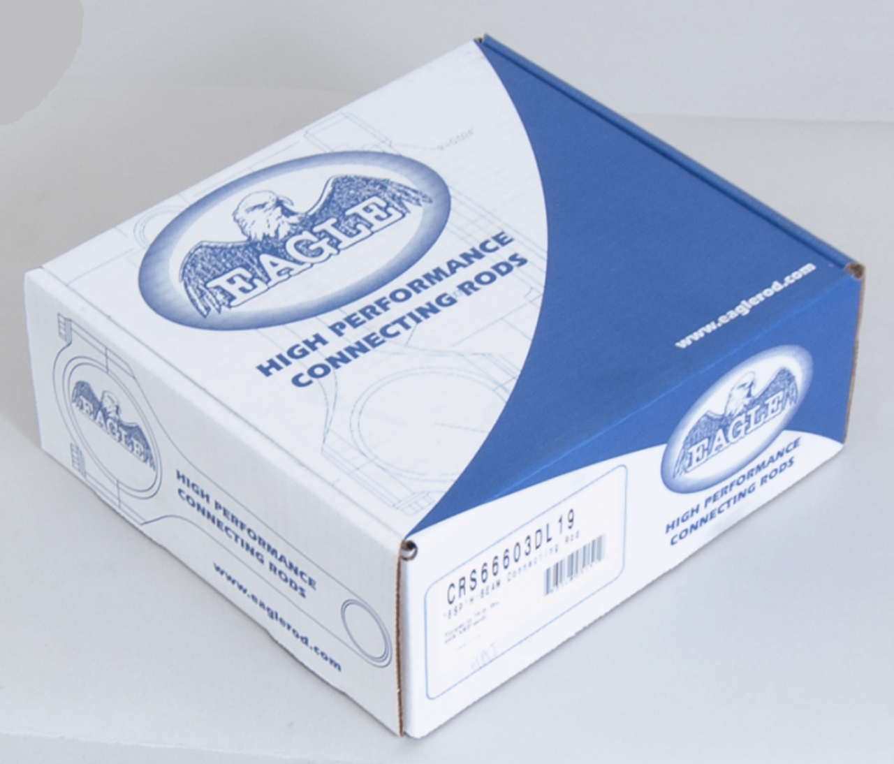 Eagle Chevrolet Big Block 6.660in Length ARP L19 Bolts Forged 4340 Steel H-Beam Rods - Set of 8 - CRS66603DL19 Photo - in package