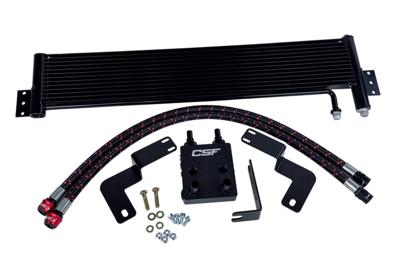 CSF 2021+ Ford Bronco 2.7L EcoBoost External Transmission Oil Cooler Kit - 8350 User 1
