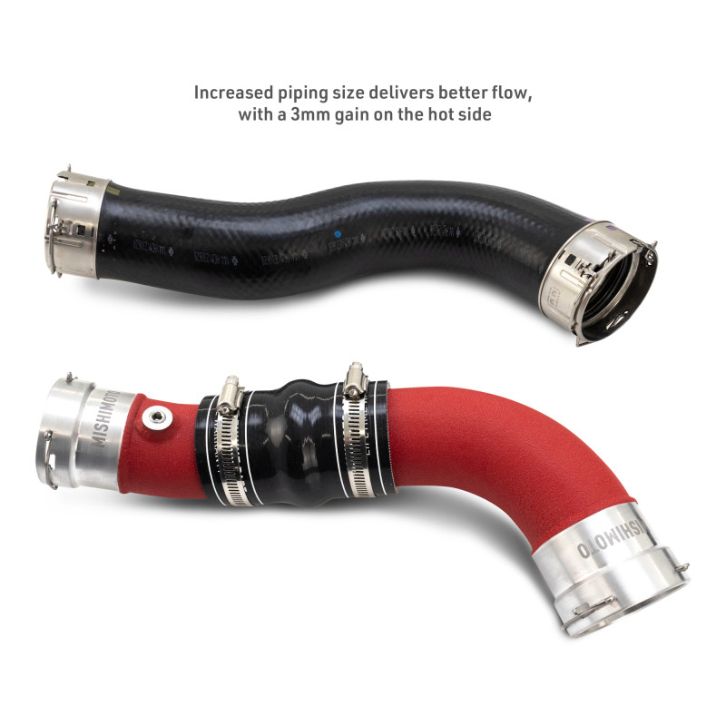 Mishimoto 2024+ Toyota Tacoma Intercooler Pipe Kit - Red - MMICP-TAC-24RD User 1
