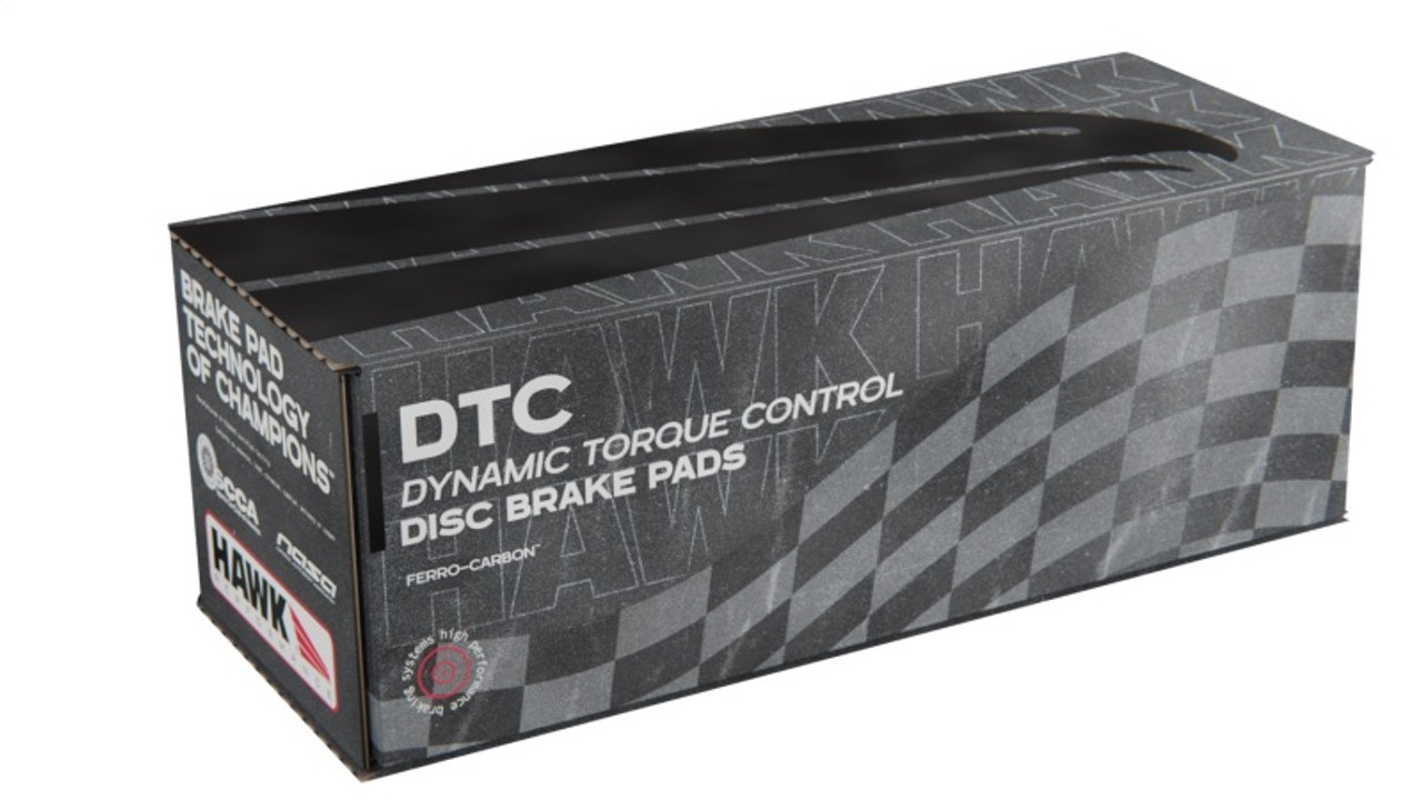 Hawk Performance 21-24 Toyota GR Supra 3.0L DTC-60 Race Front Brake Pads - HB972G.660 Photo - in package