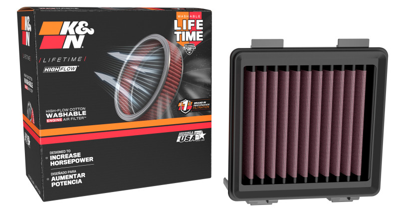 K&N 24-25 KTM 125 Duke Replacement Air Filter - KT-2412 Photo - out of package
