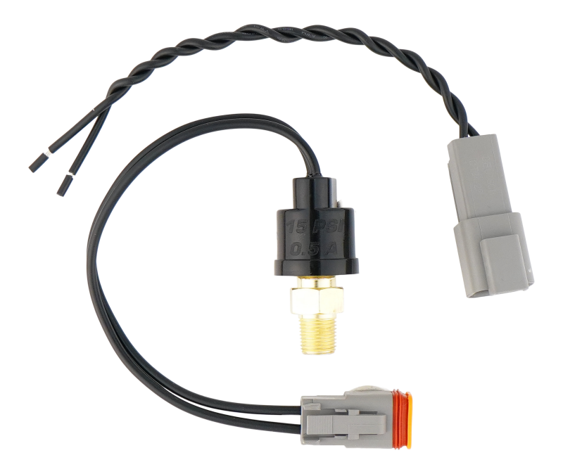 DeatschWerks 1/8th NPT 15psi Hobbs Switch with Pigtail - 4-HOBBS-15 Photo - Primary