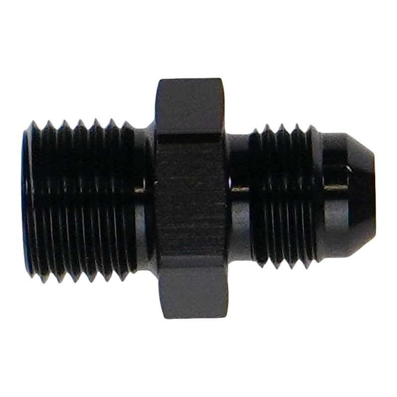 DeatschWerks 6AN Male Flare to M16x1.5 Male Inverted Flare Adapter - 6-02-0641-B Photo - Primary