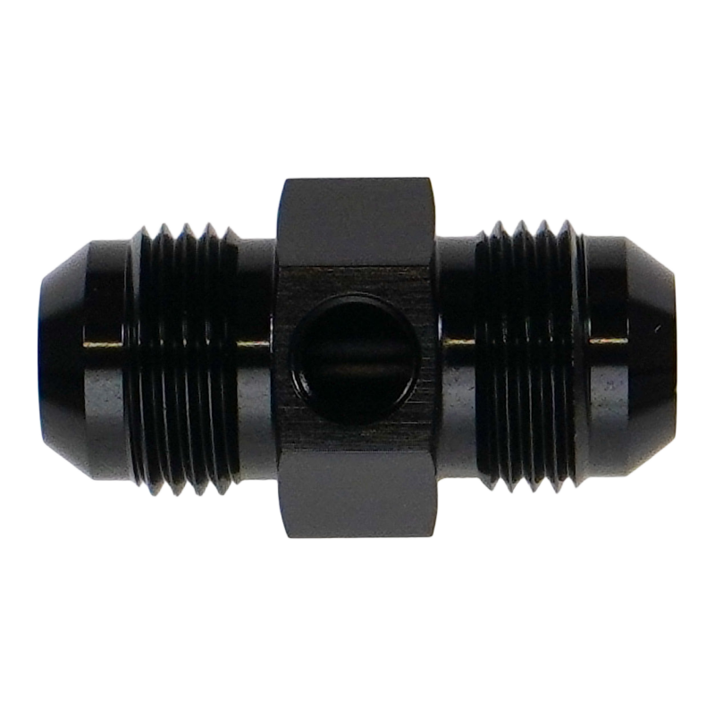 DeatschWerks 10AN Male Flare Gauge Adapter with 1/8in Gauge Port - 6-02-0772-B Photo - Primary