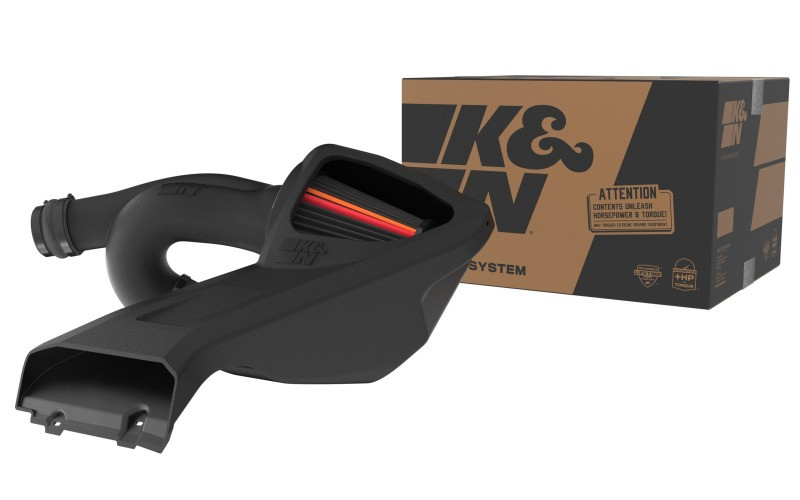 K&N 21-24 Chevrolet Silverado 1500 V8 5.3L/6.2L F/L NextGen Dryflow Cold Air Intake - 50-2617D Photo - out of package