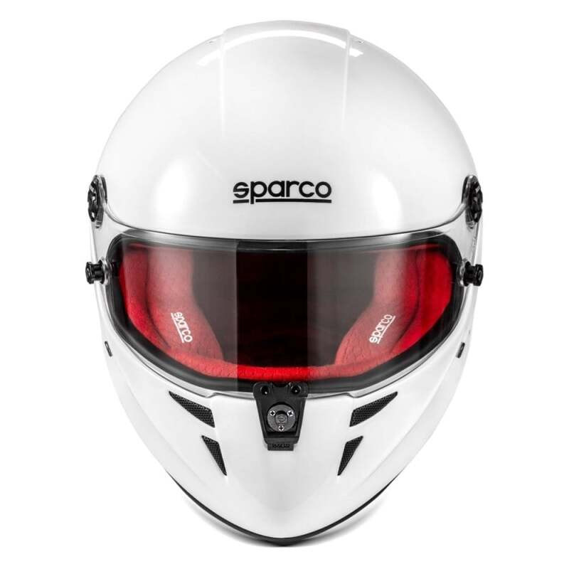 SPARCO Stealth RF Helmet - Small - White/Red - BRH0007B0W0900S Photo - Close Up
