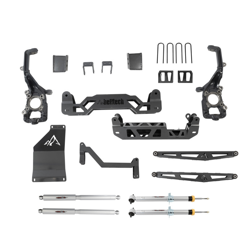 Belltech 2021+ Ford F150 4WD Trail Performance Lift Kit w/ Shocks - 152510TP Photo - Primary