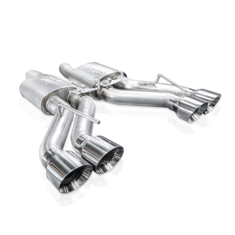 Stainless Works 22-25 Cadillac CT5-V Blackwing Axle Back Exhaust - Polished Tips - CT5V22AB Photo - out of package