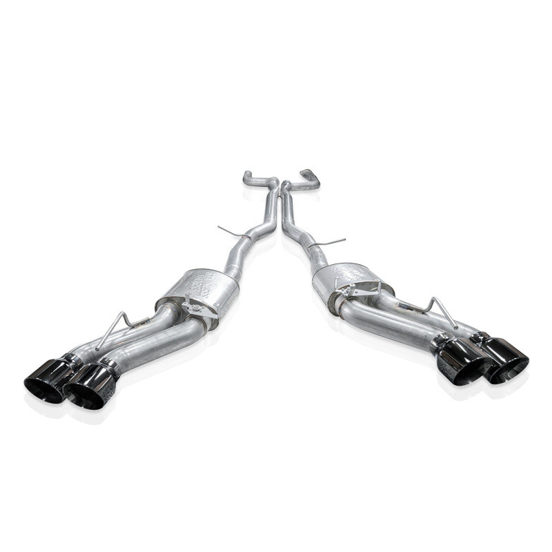 Stainless Works 22-25 Cadillac CT5-V Blackwing Catback Exhaust - Black Chrome Tips - CT5V22CB-BC Photo - out of package
