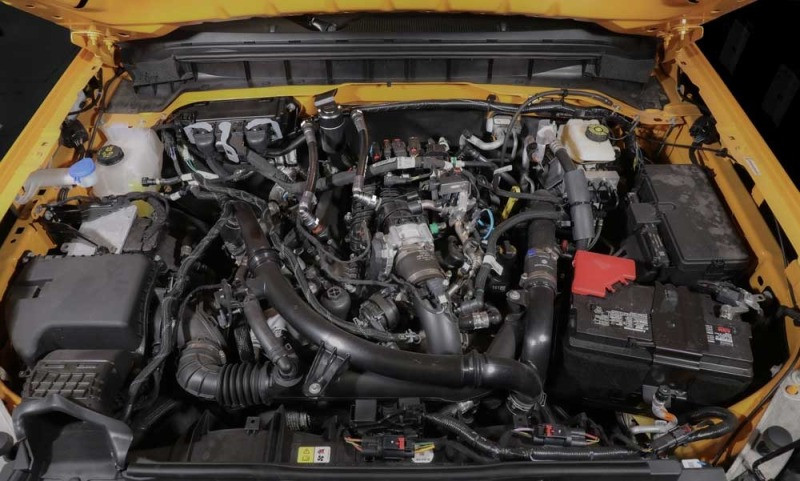 K&N Catch Can Oil Separator Ford Bronco 2.7L 21-22 - 81-0810 Photo - Mounted