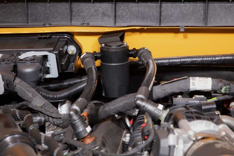 K&N Catch Can Oil Separator Ford Bronco 2.7L 21-22 - 81-0810 Photo - Mounted