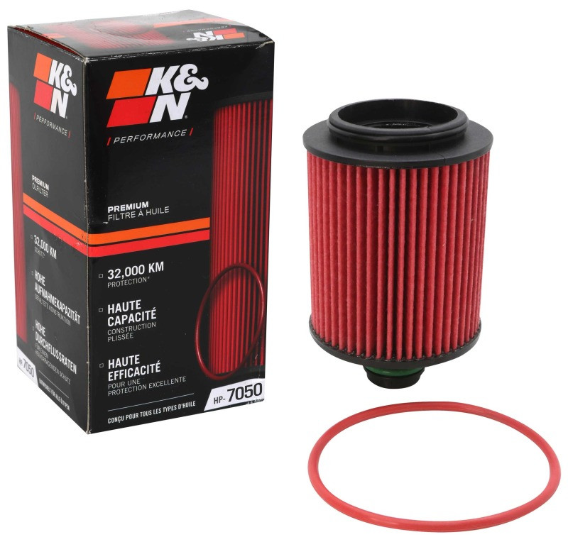 K&N Oil Filter Automotive 10-20 Fiat Egea 1.3L Diesel - HP-7050 Photo - out of package
