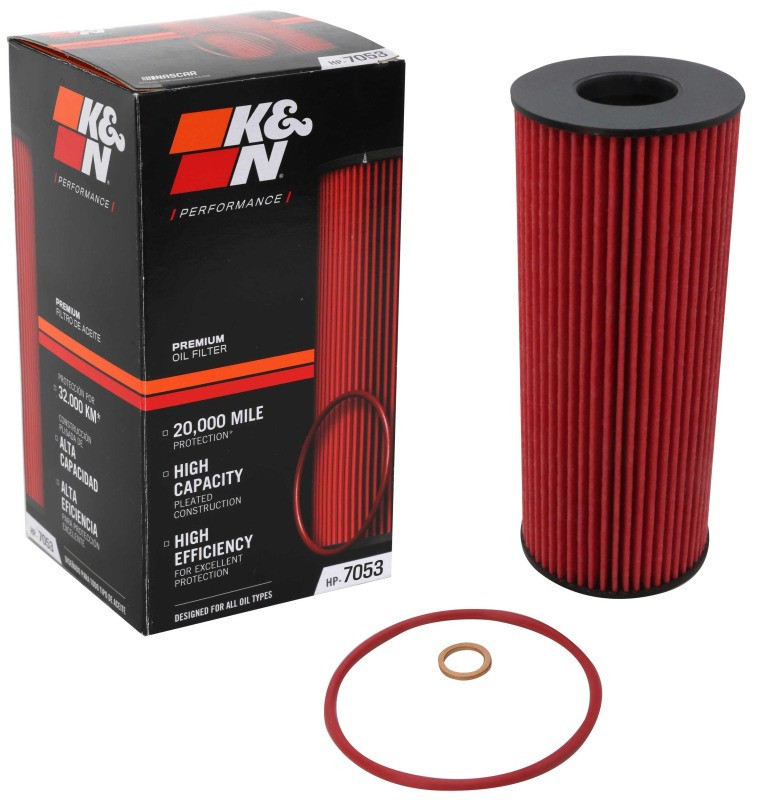 K&N Oil Filter Automotive 12-19 BMW X6 M50d 3.0L - HP-7053 Photo - out of package