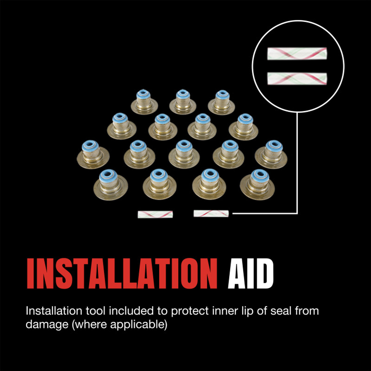 Fel-Pro BMW 325i SS 72915 Engine Valve Stem Oil Seal Set - SS72915 Photo - lifestyle view