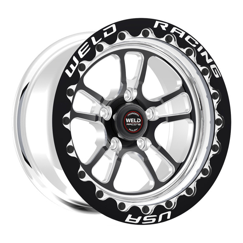 Weld S70 RT-S 15x10in / 5x115 BP / 6.5in. BS - Black Center - Polished Shell Wheel - 70MB510W65F User 1