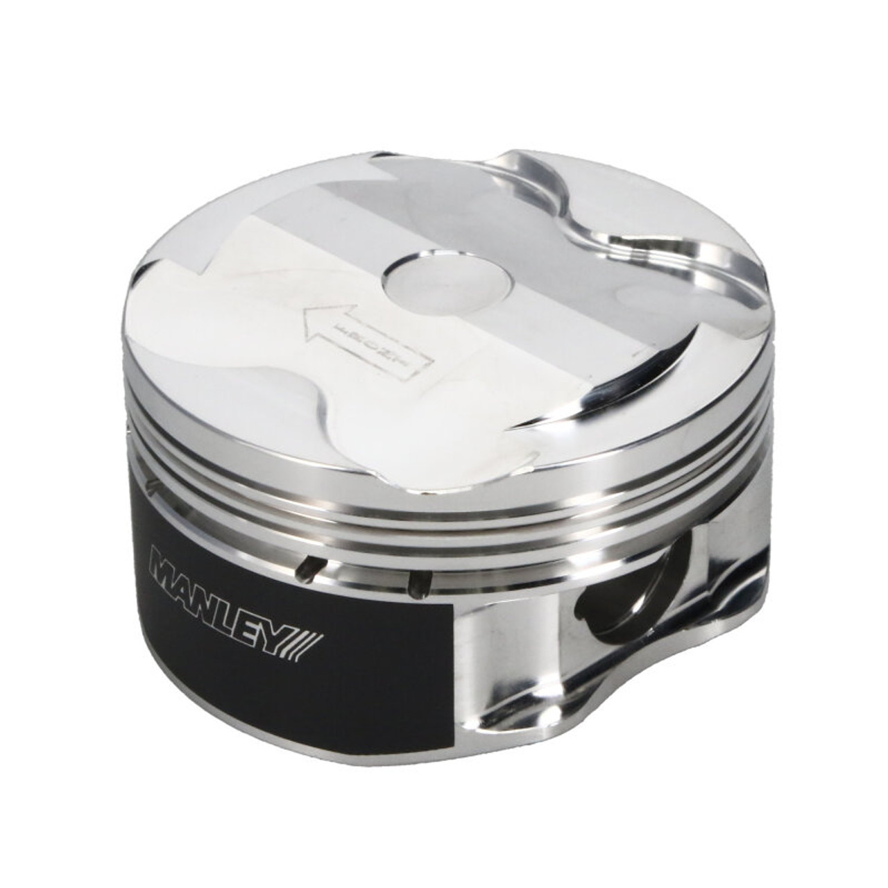 Manley 2018+ Ford Coyote 5.0L 6.75cc Dish 3.700in Bore 12:1 CR 22mm Pin Platinum Ext Duty Piston - 595938CE-1 User 5