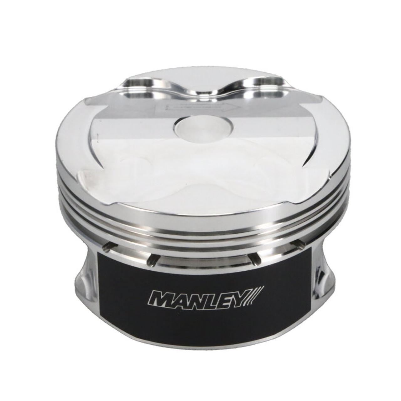 Manley 2018+ Ford Coyote 5.0L 6.75cc Dish 3.700in Bore 12:1 CR 22mm Pin Platinum Ext Duty Piston - 595938CE-1 Photo - out of package