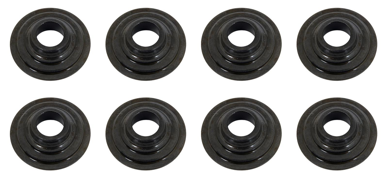 Trick Flow steel valve spring retainers for TFS 150lb springs Steel -8ea