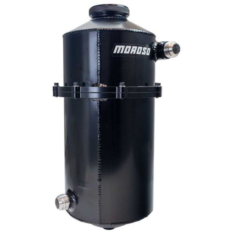 Moroso Road Race/Endurance/Marine 2 Pc 60/40 Split 19in Tall 12qt Dry Sump Tank - Black - 22021 User 1