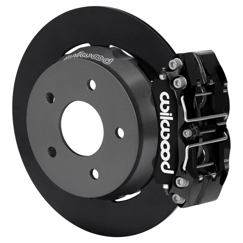 Wilwood 22-24 Polaris RZR Turbo/ Pro R 5-Lug Rear Big Brake Kit - Black Powder Coat - 140-18060 Photo - Primary