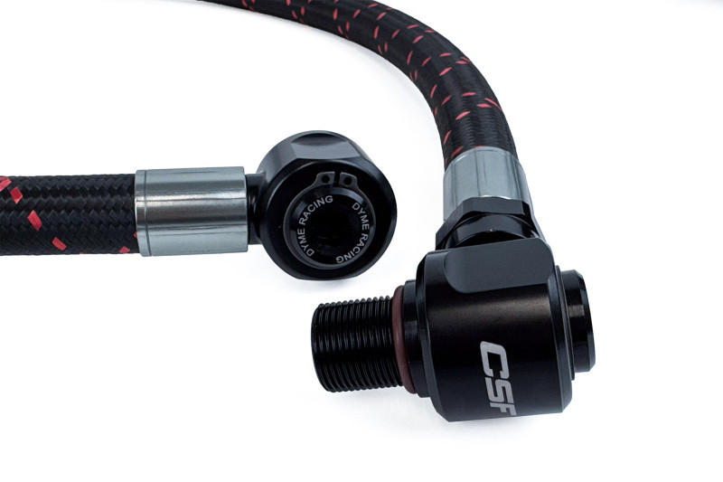 CSF 2023+ Honda Civic Type R FL5 High-Performance Dual Engine Oil Cooler Kit - 8343 Photo - Close Up