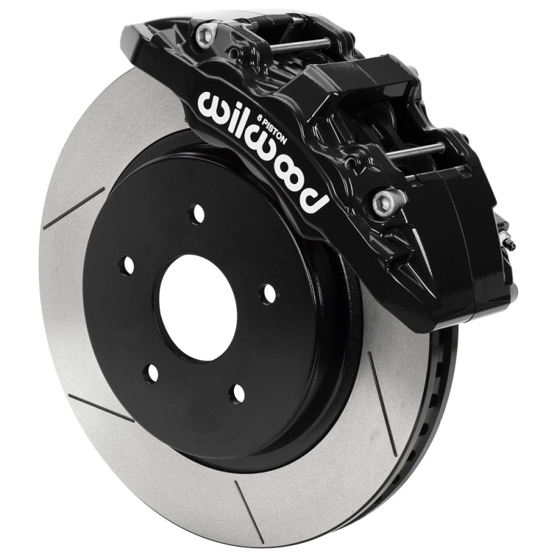 Wilwood 13-18 RAM 1500 4WD AERO6-DM Kit 5 x 5.50in Hub - 13.38in Slotted Rotor - Black - 140-18208 Photo - Primary