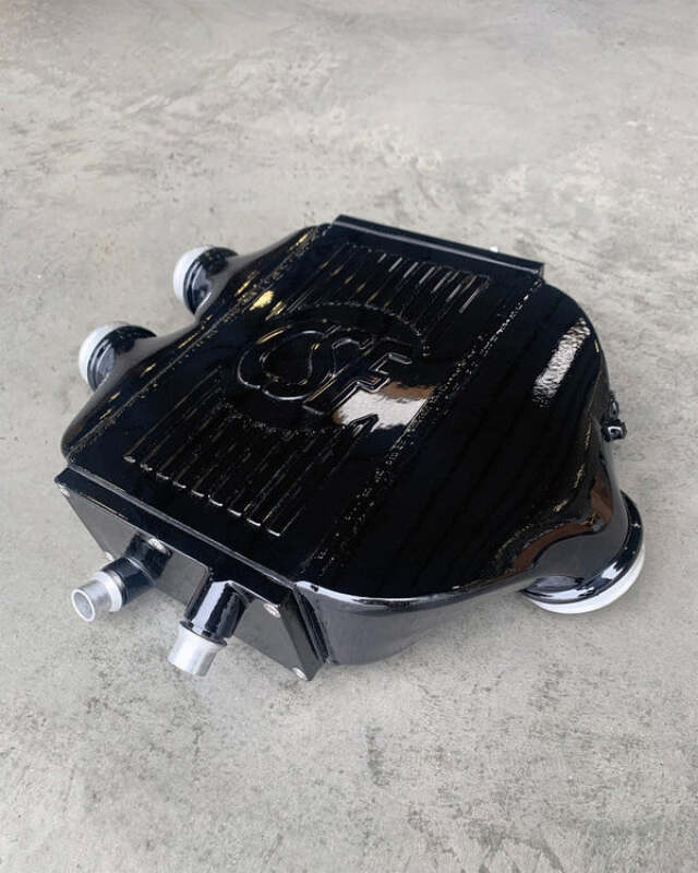 CSF 2014+ BMW M3/M4 (F8X) Top Mount Charge-Air-Cooler - Gloss Black - 8082GB User 1