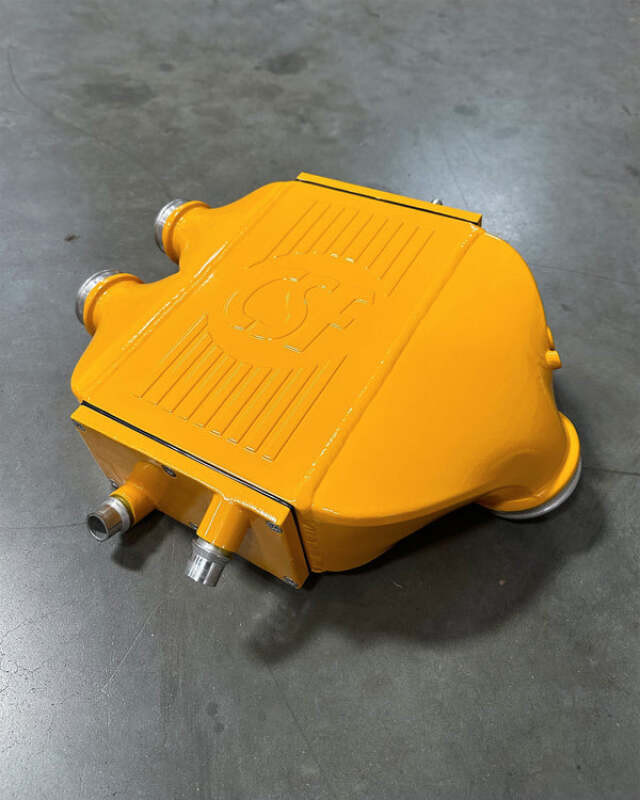 CSF 2014+ BMW M3/M4 (F8X) Top Mount Charge-Air-Cooler - Nitro Yellow - 8082NY User 1