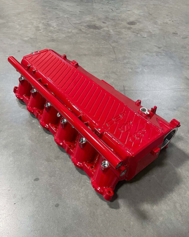 CSF Toyota A90/A91 Supra/ BMW G-Series B58 Charge-Air Cooler Manifold - Renaissance Red - 8200RR Photo - Primary