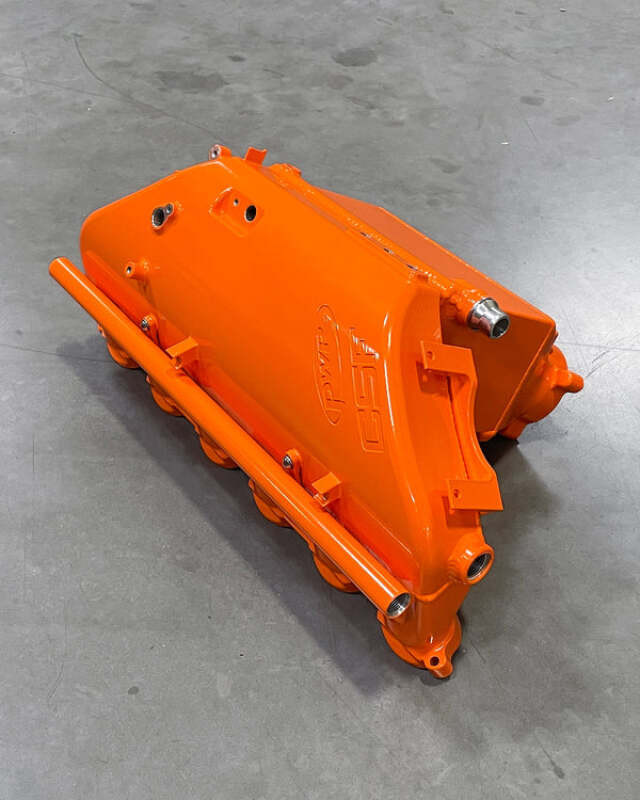 CSF BMW M2/M3/M4 S58 (G8X) Charge-Air Cooler Manifold - Kyalami Orange - 8233KO Photo - Primary